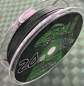 20lb Coated Hooklink in Weed Green 10M - FiSH i UK