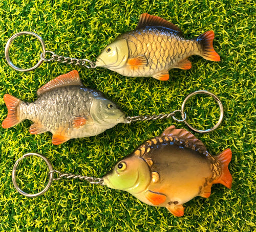 Carpy Keyring’s! All 3 of Our Carp keyrings - FiSH i 