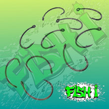 Load image into Gallery viewer, Crank Style Carp Hooks Size 6 - FiSH i 