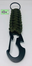 Load image into Gallery viewer, Paracord Carabiner/Keyring &amp; Bottle opener - FiSH i 