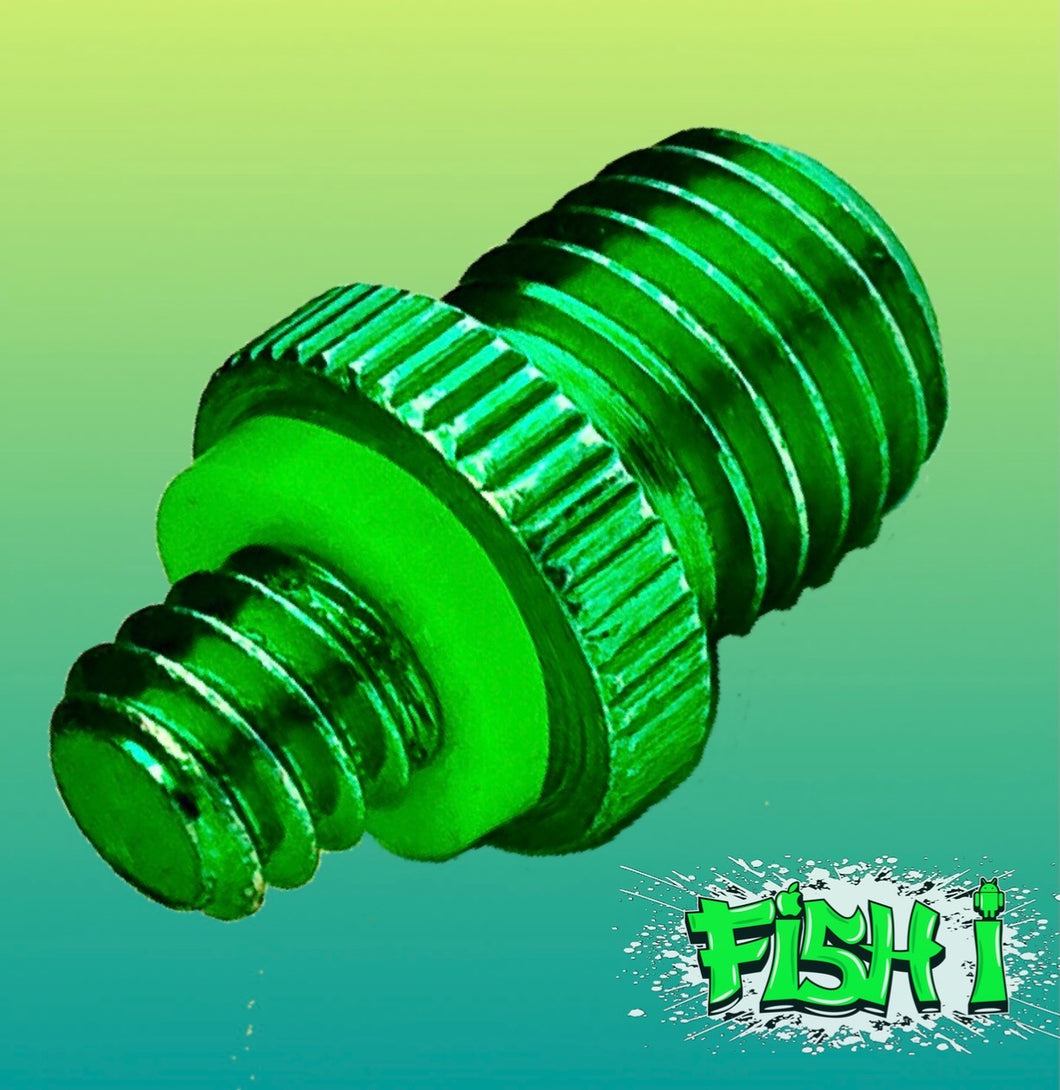 Anodized Green Bankstick Adaptor. - FiSH i 