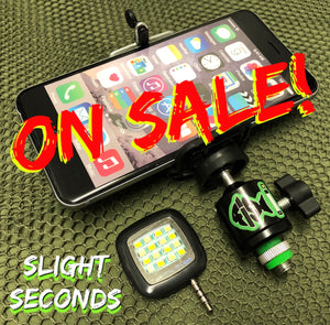 Phone Holder & Plug In L.e.d Light.(SLIGHT SECONDS) - FiSH i 